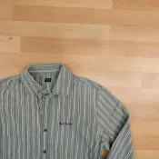 paul smith 條紋休閒長袖襯衫 L號