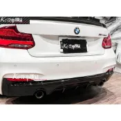 Kc汽車部品 BMW F22 後下巴 [P] 亮黑 220 M235 Mtech保