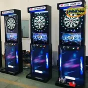 【台灣現貨】瑤昆牌電子飛鏢機立式豪華型電子飛鏢機經營投式電子飛鏢靶