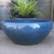 喜挖2店 景德鎮陶陶瓷小金魚缸 睡蓮碗蓮烏龜缸菸灰缸水淺 水仙花盆養魚盆