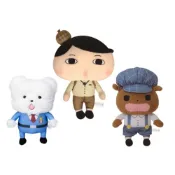 MIMIWORLD 屁屁偵探 絨毛玩偶 娃娃 布偶|馬爾濟斯局長 小助手布朗