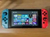九成新 switch電力加強版已破解 改機 附贈256g記憶卡 NS 續航機