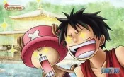 日本進口 京都 限定版拼圖 One piece 海賊王 航海王 京都限定 喬巴 魯夫 150片拼圖，KYT-01