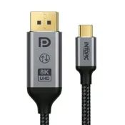 良興EcLife購物網 INTOPIC 廣鼎 Type-C轉DP1.4版 影音傳輸線 CTD06