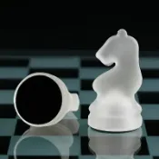 木語家居 國際象棋 兒童 高檔比賽專用學水晶玻璃國際chess棋類工藝品【MJ3712】