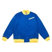 M&N Heavyweight Stain 緞面 棒球外套 勇士隊 -OJBF3413-GSWYYPPPROYA
