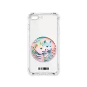 (店+)【TRON】TRON iPhone 7/8 PLUS 可愛紙雕柴犬 四角防摔載具殼 軟殼 手機殼