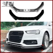 適用於【奧迪audi A4 S4 B8.5 Sline 2013-2016】前槓下巴前下巴前鏟前唇前包圍擾流板外觀改裝件