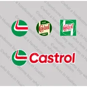 新版 castrol 嘉實多 機油 贊助商 防水反光貼紙 車貼 honda motogp hrc Aprilia f1