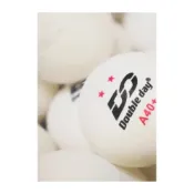 (店+)DOUBLE DAY 1星 一星球 2星 二星球 練習球 白色 100顆 桌球 乒乓球 球隊 專業訓練