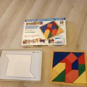 幼兒 發展 智力 訓練 挑戰 IQ 巧巧板 附16張挑戰