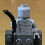【老皮】樂高 Lego 人偶配件 熱狗 焦黑 33078