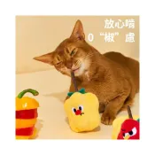 (店+)寵物奇城🐾🏚️ 彩椒木天蓼貓咪玩具貓薄荷耐咬耐抓潔齒磨牙自嗨解悶玩具