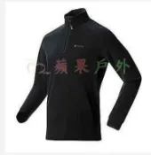 【【蘋果戶外】】odlo 210502【深藍 M】男刷毛長袖半門襟保暖中層衣 warm 銀離子不悶熱 刷毛衣
