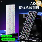 星光精品館 【RGB熱插拔】機械鍵盤 有線鍵盤 青軸鍵盤 紅軸鍵盤 遊戲鍵盤 辦公鍵盤 迷你鍵盤 68鍵 便攜設計 商務家用兩用