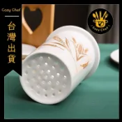 筷子簍北歐陶瓷裝筷子筒廚房家用竹木筷子瀝水架刀叉勺筷子置物架 可開發票✅暖廚小築✨️臺灣出貨✨️