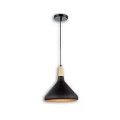 【必登堡】北歐渝景吊燈 27cm B332598(吊燈/餐吊燈/現代/簡約/北歐風/工業風/和風/日式/木)