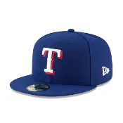 【NEW ERA】MLB 德州 遊騎兵 正式球員帽 通用 寶藍色 棒球帽 59FIFTY【ANGEL NEW ERA】