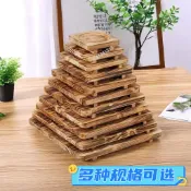 購滿99出貨 台灣出貨 批發商用碳化砂鍋鐵板木板墊 隔熱木墊 燒烤石碗石鍋烤盤 碳爐墊板