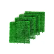 (店+)DIY人工草墊(4片組)(組合式草皮/拼接仿真草/草地毯/裝飾植物/門墊/排水墊)