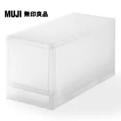 【MUJI 無印良品】PP追加用收納盒/高21cm
