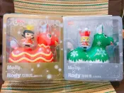 全新 全家 FamilyMart Molly x Rody 跳跳馬存錢筒 熱鬧新年版 + 冰晶聖誕版