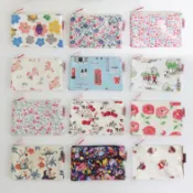 cath kidston零錢包女小迷你硬幣包拉鍊化妝包便攜小手拿包收納包帆布印花筆袋