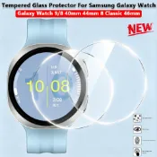 SAMSUNG 適用於三星 Galaxy Watch 9 8 40mm 44mm 8Classic 46mm 鋼化玻璃保