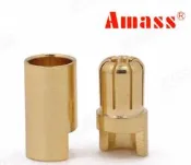 ***GT模型***Amass 6.5mm金插, 可適用好盈電變, 單購公頭或母頭