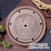 淘好物百貨店 功夫茶盤茶海茶臺紫砂大茶盤陶瓷茶具簡約家用圓形茶托盤儲水小號