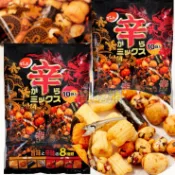 *貪吃熊* 日本 北海道 傳六 天六 辛辣 綜合豆菓子 米菓 日本米菓 綜合米菓 什錦米菓 辛果子