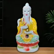 【超值好物】陶瓷高檔古彩太上老君神像三清祖師道德天尊家居店鋪佛像擺件