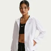 【NIKE 耐吉】外套 女 連帽外套 抗UV AS W NK TEMPO UV LIGHT JKT 白 IH7974-100(3S5063)