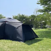 (店+)【LIFECODE】客廳帳篷-雙層延伸帳篷(內帳+外帳) 沙色/黑色/水泥灰 12040036/7/8-66
