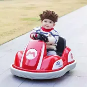 佳佳玩具 - 瑪利歐賽車 瑪利歐兄弟 豪華版 兒童電動碰碰車 可旋轉 童車 玩具車 電動車【CF170107】