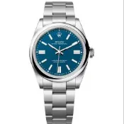 Rolex 勞力士134300 新款 OYSTER PERPETUAL系列 Med Blue藍色 41mm