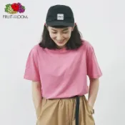 FRUIT OF THE LOOM 純棉圓領素TEE FL1850 桃紅色 美國百年品牌 水果牌