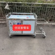 （可開發票）不銹鋼加厚折疊擺攤車戶外小推車夜市早市多功能車可移動折疊餐車（宏泰商行）