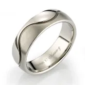 【MASSA-G】DECO系列 Double Ring Love 鈦金男戒