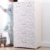 衣櫃 收納櫃 大號子塑料抽屜式儲物櫃兒童寶寶整理櫃多層組合櫃特大塑膠 多功能整理櫃 簡易衣櫃 五斗櫃 收納櫃抽屜櫃 衣物