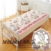 【MAIMAI SHOP♥】日韓精品 =日本代購秋冬迪士尼美女與野獸貝兒茶杯太太床單床包防髒絨毛保暖床墊保潔墊