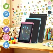 【Reddot 紅點生活】LCD彩色液晶電子手寫板8.5吋｜兒童塗鴉畫板｜磁吸書寫板｜一鍵清除｜護眼無藍光繪畫板