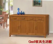 蘆洲巨林家具館..888型南檜5尺餐櫃(半實木)-EH*359-52..台北地區免運費!!