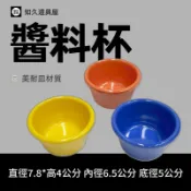 【知久道具屋】醬料杯 美耐皿醬料杯 美式醬料杯 仿瓷 佐料盅 醬料盅 醬料碟