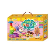 双美/3Q小麥黏土：歡樂甜點派對（內附6色小麥黏土+1本DIY教學手冊+1台冰棒製造機+10件甜點模具組+9件配件工具）