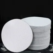 黏扣砂布 3吋 無孔 圓砂布片3寸 絨布砂紙 背絨砂紙 粘扣砂布3“【9620】 123便利屋