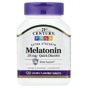 【iHerb】21世紀, 褪黑荷爾蒙，速溶，櫻桃味，10 毫克，120 片
