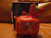 紅馬  存錢筒  撲滿  (洪易大師作品)(有盒)