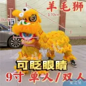 舞獅 醒獅 獅被 獅子頭 道具 兒童錶演 錶演獅被 演出裝扮道具 民俗技藝 舞龍舞獅小獅子頭舞獅頭套裝塑料兒童舞獅子醒獅