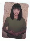 (玲3)  鄭裕玲  3*5 沖洗照片一張，早期圓角照片，保存還不錯!
